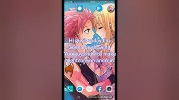How to make nightcore on Android
