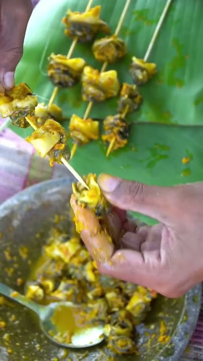 BAKAR SATE KEONG SAWAH HASIL BURUAN