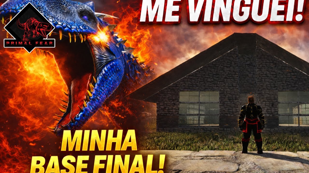 ME VINGUEI! DERROTEI O CELESTIAL INDOMINUS EMPEROR & CONTRUI MINHA BASE| ARK PRIMAL FEAR |– EP 23