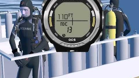 Oceanic OCS Dive Computer - Normal Dive