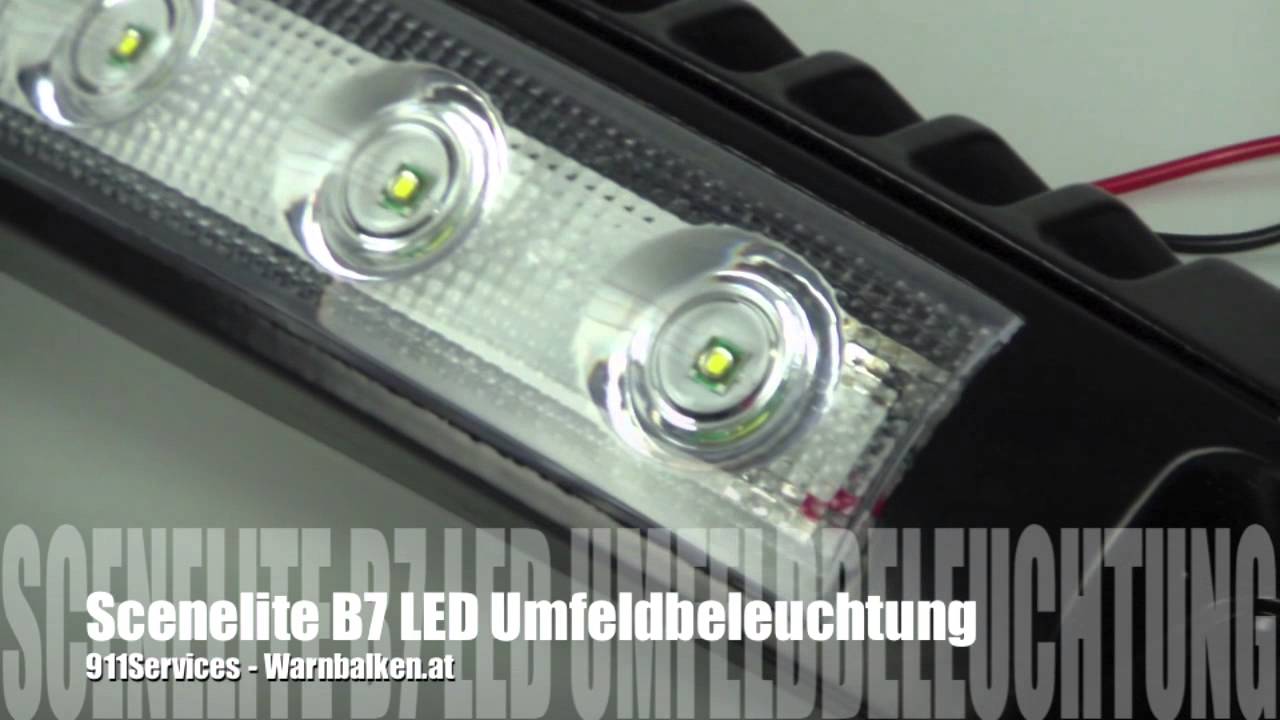 Scenelite SI7 LED Umfeldbeleuchtung - 911Services Warnbalken.at 