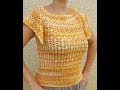 TUTO crochet : Top Soleil