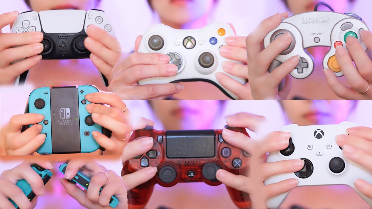 The BEST Controller Sounds for Relaxation and Gaming 🎮🌙 (1 Hour 4K ASMR)