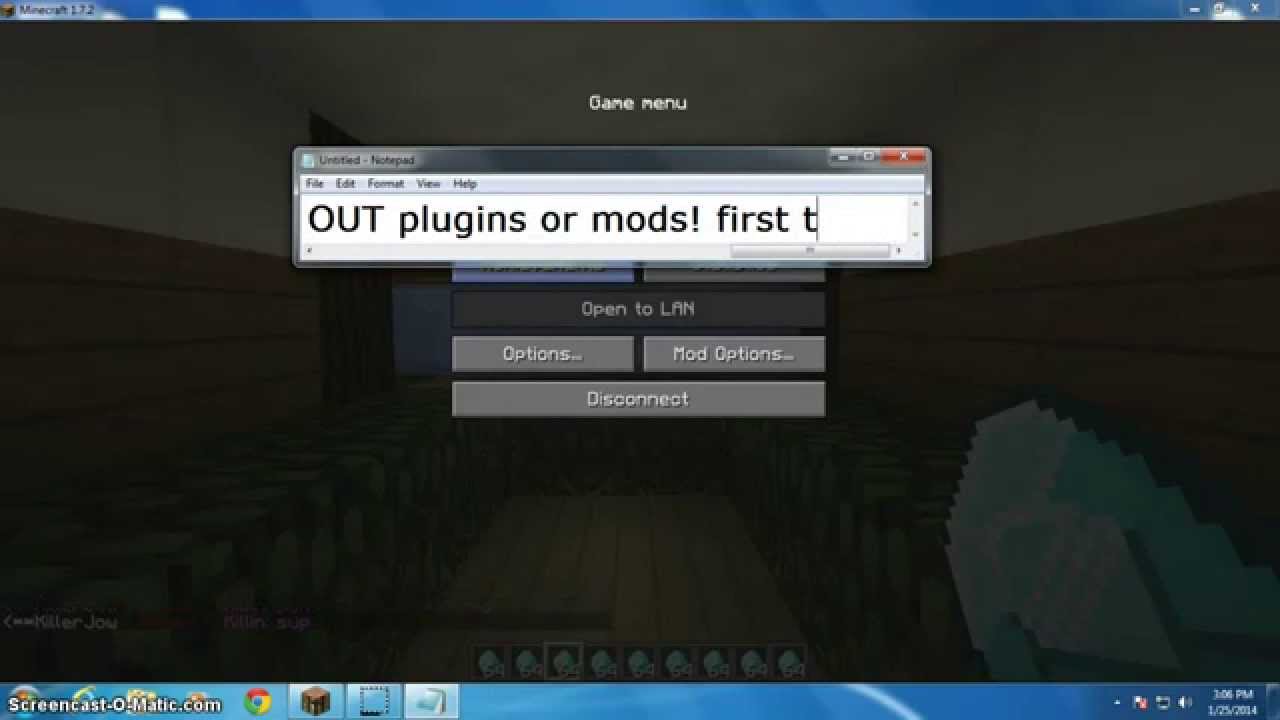 Minecraft how to clear your inventory WITHOUT plugins/mods - YouTube