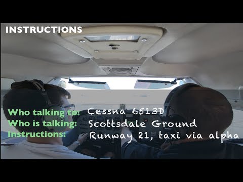 HOW TO: Talk to Air Traffic Control (Class D Taxi and Takeoff Request)