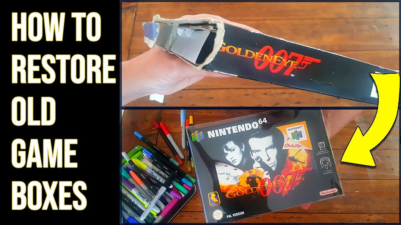 reservering Praktisch Onbekwaamheid How to [DIY] & Restore Old Game Boxes | Retro Gaming Collecting - YouTube