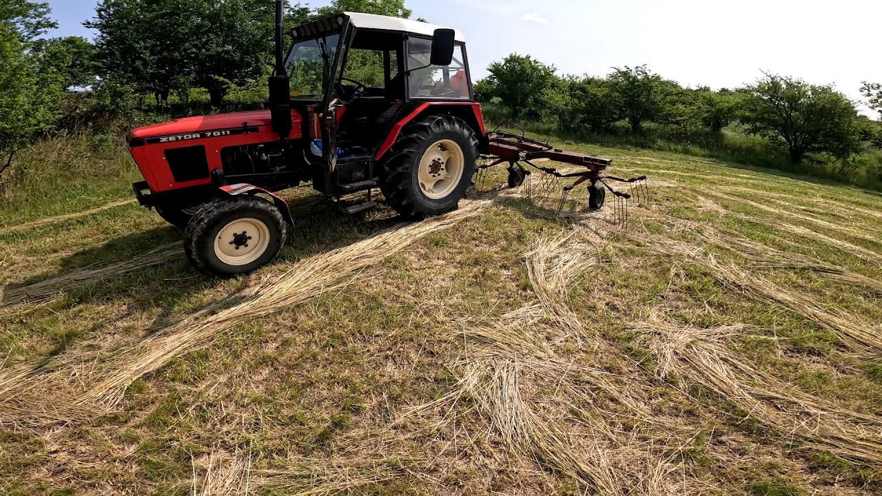ZetorVlog/7-25/Zetor 7011/Rožmitál OZ-4/Obracení sena/počasí nás vypeklo/snad už bude líp/GoPro