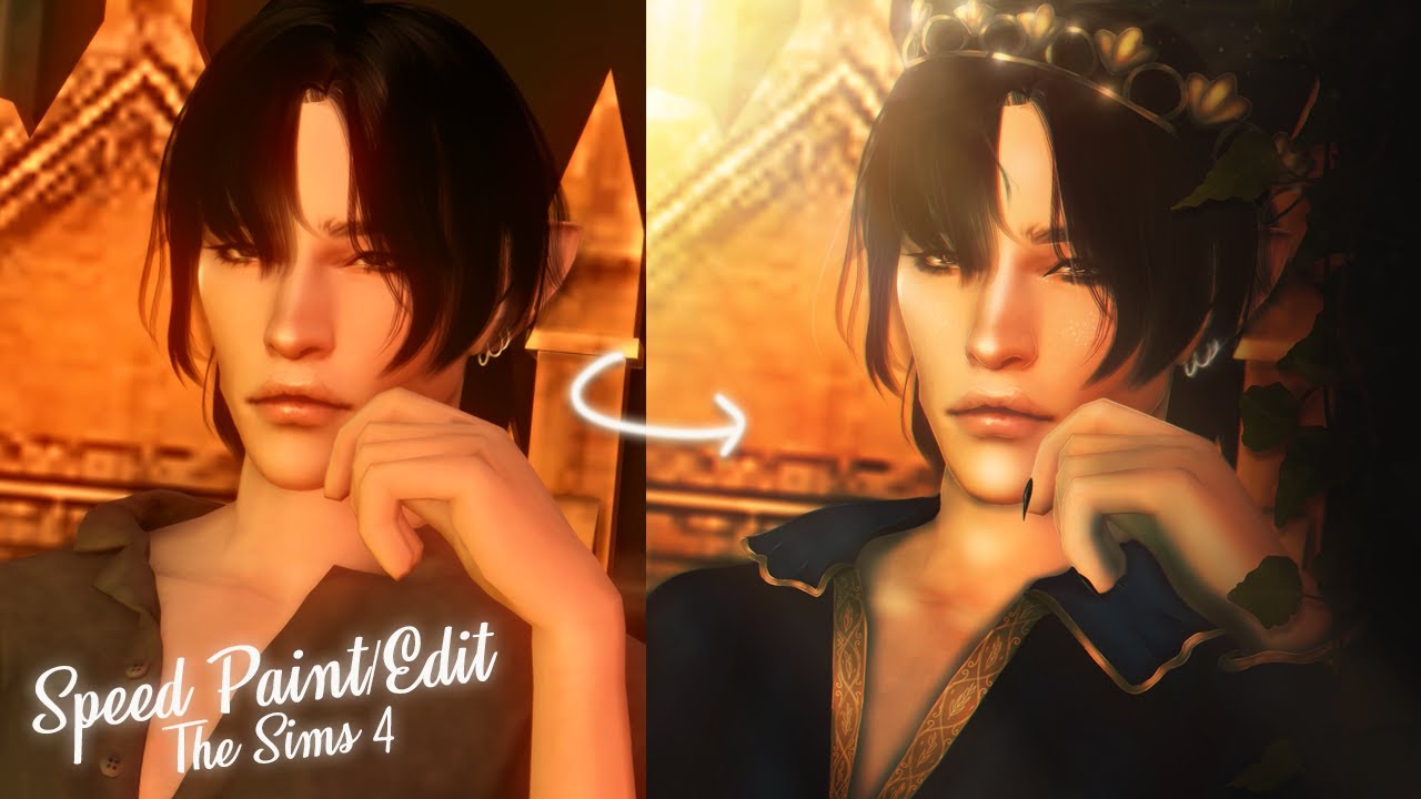 Cardan Greenbriar, The Folk of Air - Sims 4 Speed Paint/Edit!