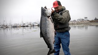 MASSIVE King Salmon Caught from a Kayak