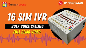 16 sim (ports) IVR Device || Bulk Voice Call 16000 in one day #bulkvoicecall #ivrdevice #autodialer