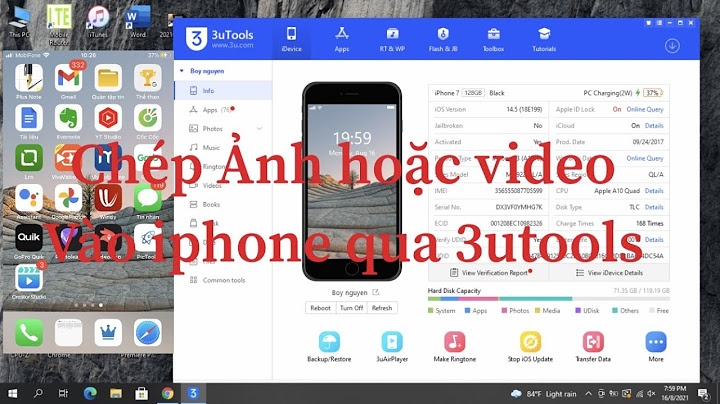 Hướng dẫn import ảnh vào iphone bằng itools