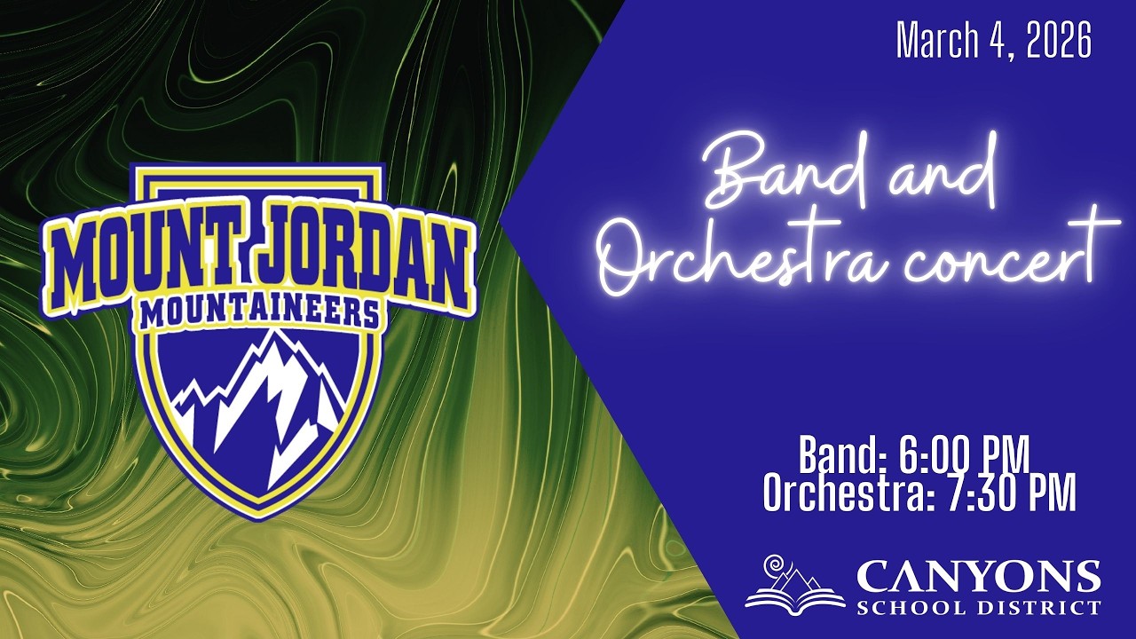 🎶 LIVE: Mount Jordan Middle Band and Orchestra Concert | 3/4/2026 | Livestream