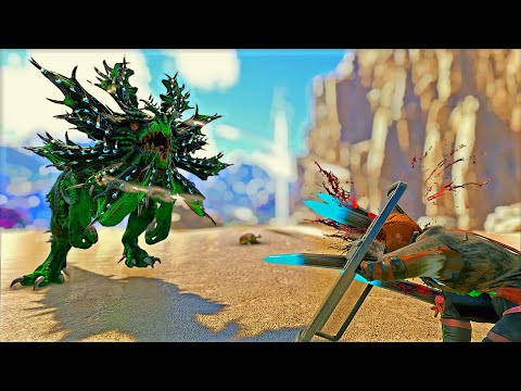 HUNTING down a Velonasaur with JUST A SHIELD!! | Ark Modded Extinction Gaia Core Ep 24