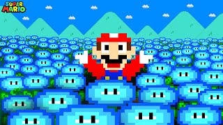 Can Mario Collect 1.000.000 ICE Flowers In New Super Mario Bros.Wii?? | Game Animation