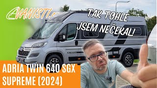 Adria Twin 640 SGX Supreme (2024) - prohlídka vozu - roomtour