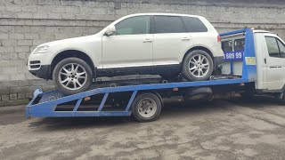 Оживление мертвеца,привезли на эвакуаторе уехала на своем ходу Volkswagen Touareg 3.2 - Владикавказ