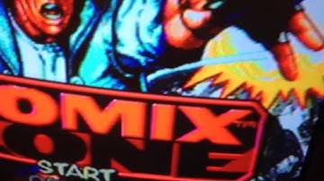 Sega Genesis Comix Zone intro
