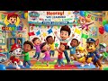 Paw Patrol Busca los Colores  Aprende Rojo Azul Amarillo Verde  Canción Infantil