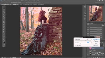 Photoshop Editing Tutorial : Magical Forest vibrant colors contrast fairytale retouching