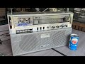 Trident cx467f vintage boombox ghettoblaster 80s