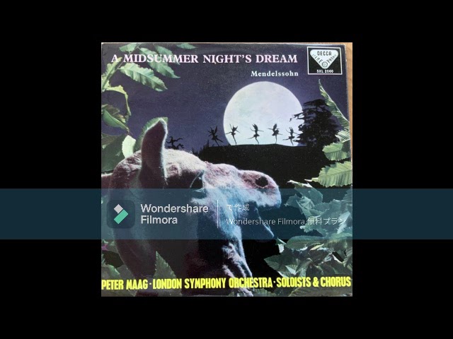 Original LP Sound] Mendelssohn - A Midsummer Night's Dream / Peter