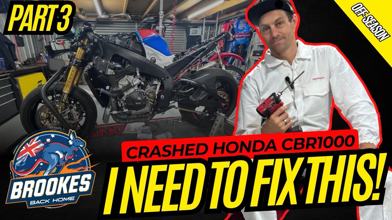Honda CBR1000 CRASHED bike REBUILD | Part 3 