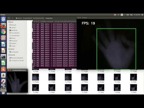 HandGesturePy Hand Gesture Recognition using OPENCV 3.1.0 Python