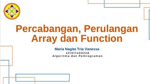PROJEK UAS “Percabangan, Perulangan, Array, & Function pada C++”