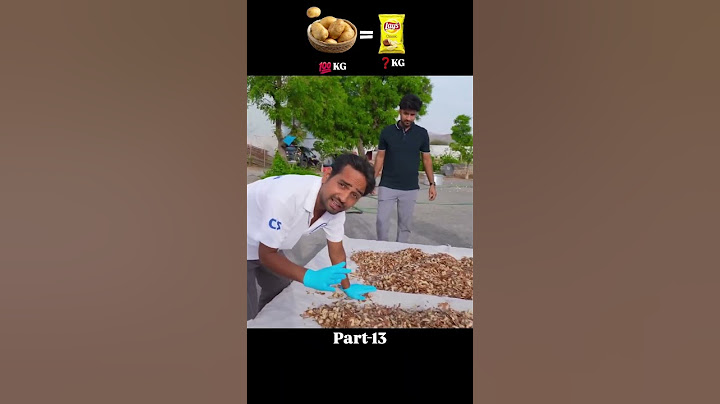 100Kg Potato = How Many IndiansProducts..?#lays #potato #cookingram