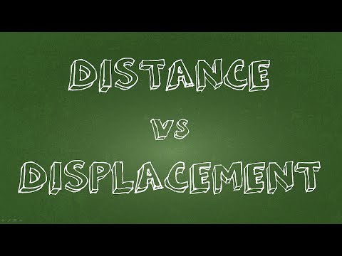 Distance and Displacement: what are they and what's the difference