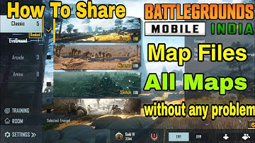 How to Share Maps in BGMi How to Share  BGMi map file How to send BGMi maps files