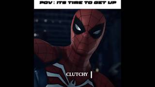 Pov : Its time to get up Spiderman edit  || Luz roja (slowed reverb) || #spiderman #ps5