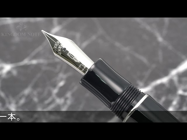 DELTA デルタ 万年筆 ジャーナルコレクション ブラック F - YouTube