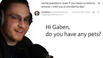 ohnePixel asking Gaben stupid Questions | Funny Stream Highlights