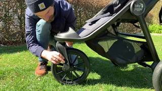 voldgrav Defekt ild Baby Jogger City Elite 2: Räder, Federung und Bremse - YouTube