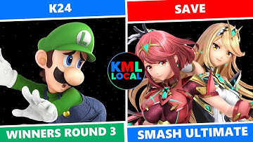 KMLocal 36: Winners Round 3 - K24 (Luigi) Vs. Save (Pyra/Mythra) SSBU
