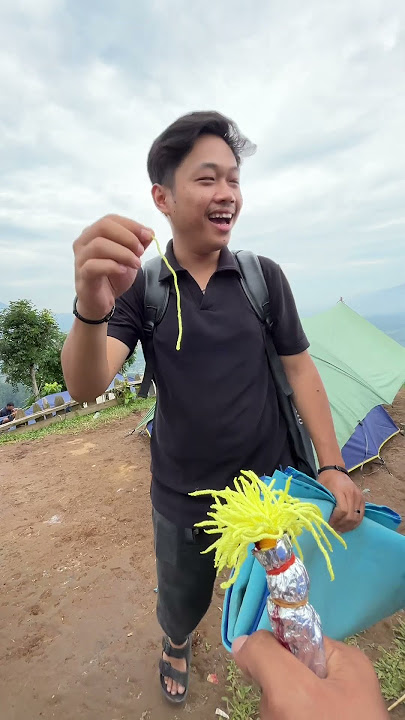 Tiba-tiba ulang tahun bjirr #bukitcirimpak #camping #campingceria #fungame #puncakbogor