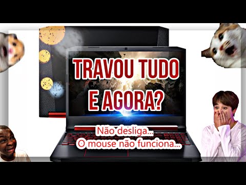 Vídeo: O que eu faço se meu laptop travar e não desligar?