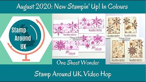 Stamp Around UK: Snowflake Wishes One Sheet Wonder