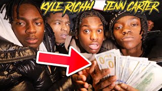 KYLE RICHH X JENN CARTER X TATA LEFT $10,000 IN FRONT OF ME TO SEE IF TAKE ANY! *WE MADE A SONG*
