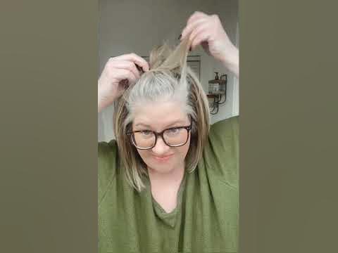  HIGH VOLUME HALF UP FAUX BRAID - for short hair - YouTube