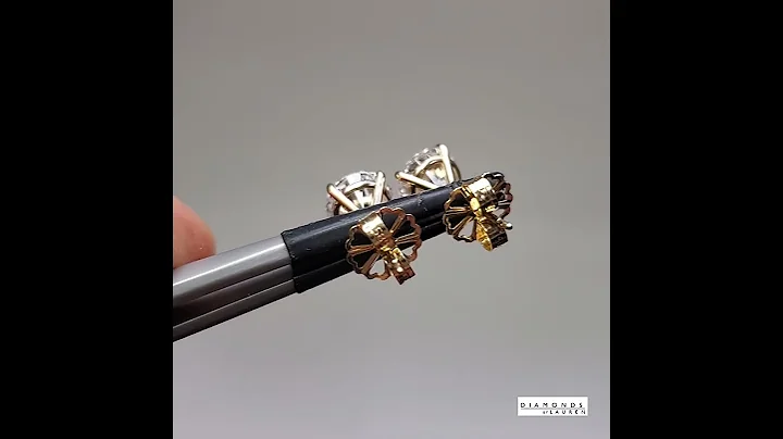 4ct Total weight Lab Diamond Studs E/VVS r10950