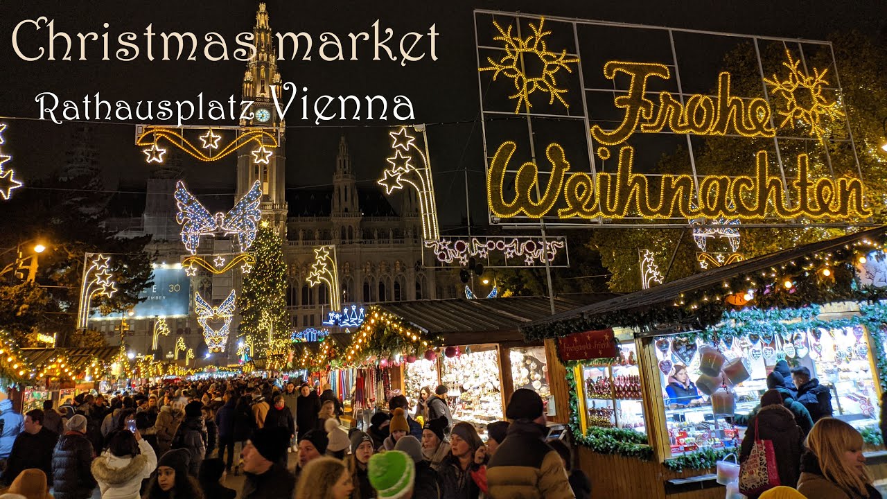 Christmas market - Rathausplatz Vienna 2021 I The Wanderlust Family ...