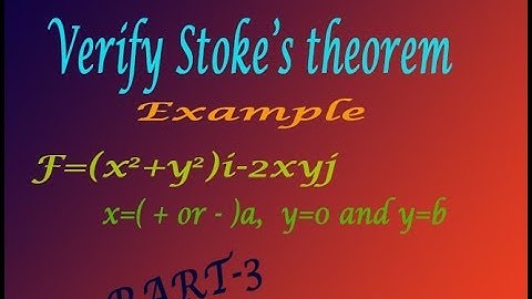 Advanced calculus & numerical methods vector integration Stoke