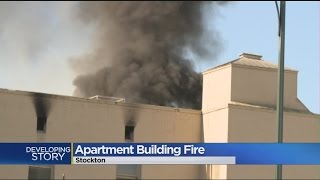 Good Samaritan Alerts Stockton Apartment Tenants To Massive Fire
