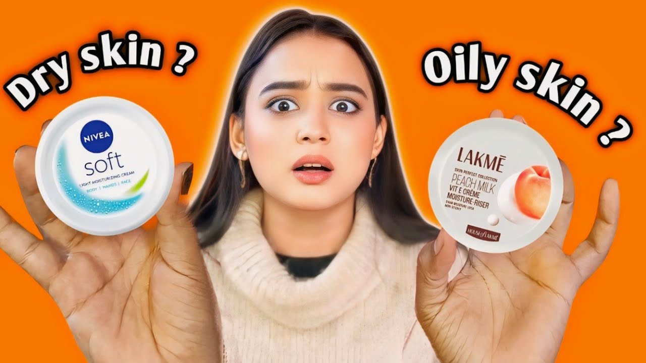 Nivea Soft Moisturizing Creme Review vs Lakme peach milk moisturizer review dry/oily moisturizer 