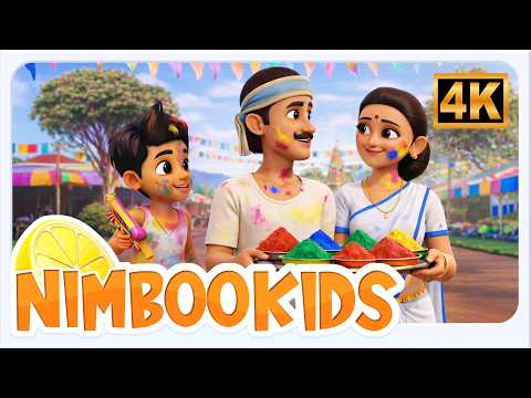 Holi Aayi Re Song, होली आई रे, Ek Mota Hathi Song + Kids Nursery Rhymes and Cartoon Videos