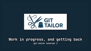 Information Tutorial 3: Work in progress, and getting back News