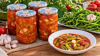 🛑 Tomato and Pepper Pickle Recipe 🍅 Turkish Cuisine ‼ Winter Preparations 😉