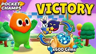 600 GEMS for ONE Magic Trick? PARROT Wins the Tournament! | World Best Pocket Champs Game
